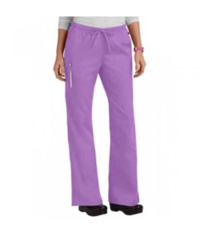 Cherokee Workwear Flex drawstring scrub pant with Certainty - Vibrant Orchid - PXS