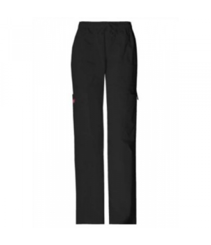 Dickies Gen Flex mens drawstring scrub cargo pant - Black - L