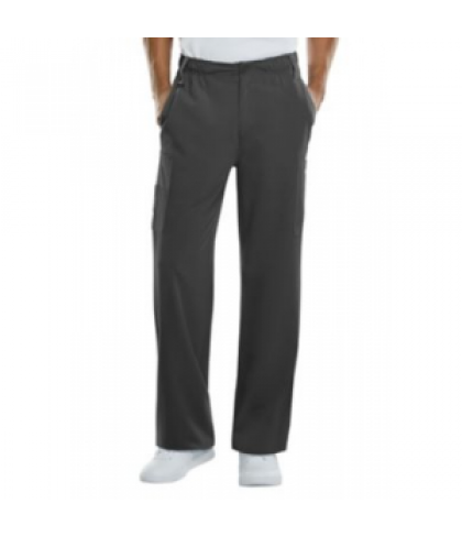 Dickies Xtreme Stretch mens zip fly pull on pant - Pewter - M