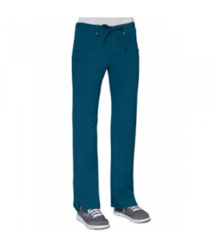 Dickies Xtreme Stretch mid rise slim drawstring scrub pant - Teal - L