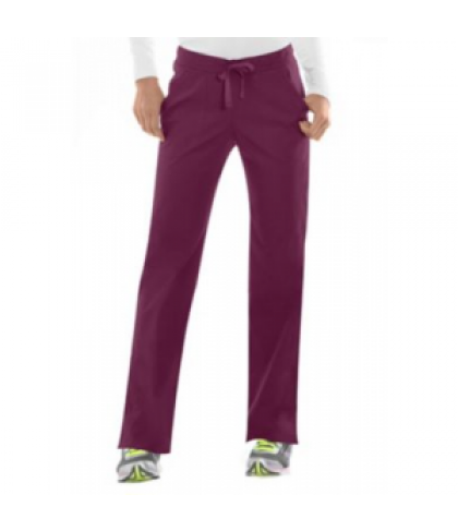 Dickies EDS Signature Stretch drawstring scrub pant with Certainty - Wine - L