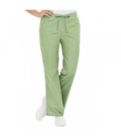 ScrubZone elastic waist cargo scrub pant - Aloe - XS