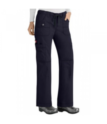 Dickies Gen Flex Ladies Youtility 9-pocket scrub pant - Steel-etto - 2X