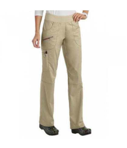 Beyond Scrubs Abby Yoga inspired scrub pant - Khaki - PL