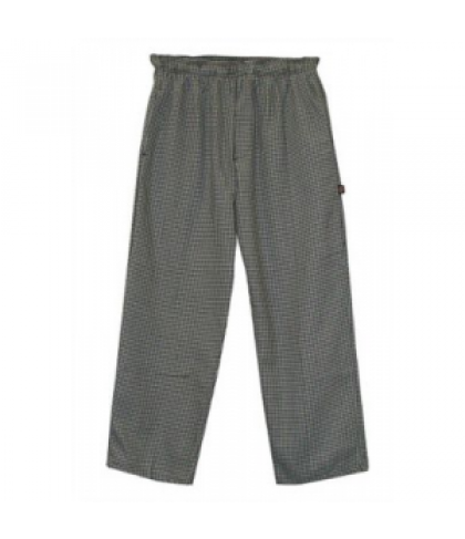 Dickies Chef Traditional Baggy with zipper fly pant - Houndstooth - XS