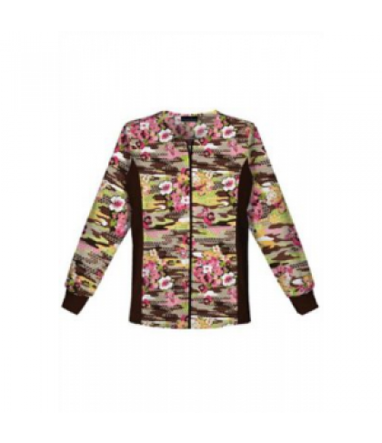 Cherokee Flexibles Camo Flora scrub jacket - Camo Flora - L