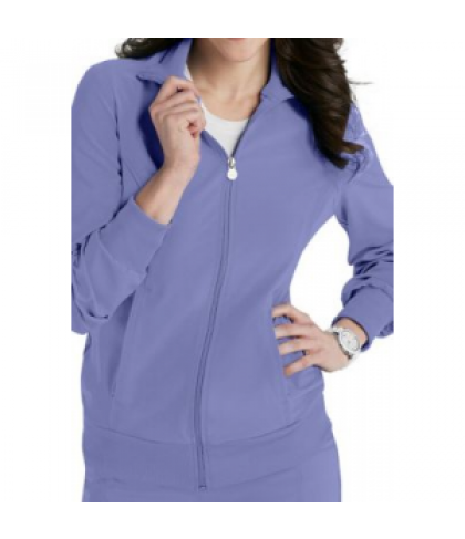 Infinity by Cherokee zip front warm up scrub jacket with Certainty - Ceil - XL