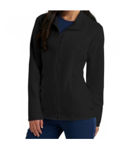 Greys Anatomy Signature 2-pocket quilted scrub jacket - Black - XL