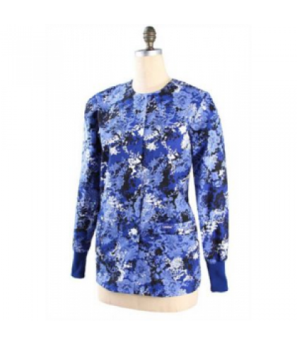 Landau Laced Up print scrub jacket Laced Up S