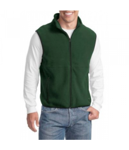 Port Authority  mens fleece vest - Dark Green - M