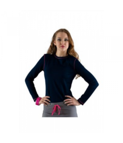 Smitten long sleeve underscrub tee - Navy - XS