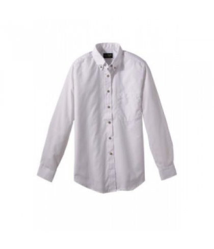 Edwards Garment long sleeve women's oxford chef shirt - White - S