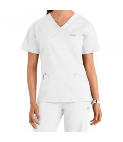 IguanaMed Medflex II scrub top - Winter White - S