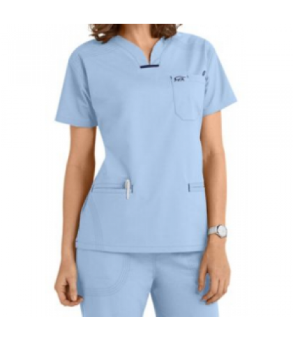 IguanaMed quattro scrub top - Ceil Blue - XXS