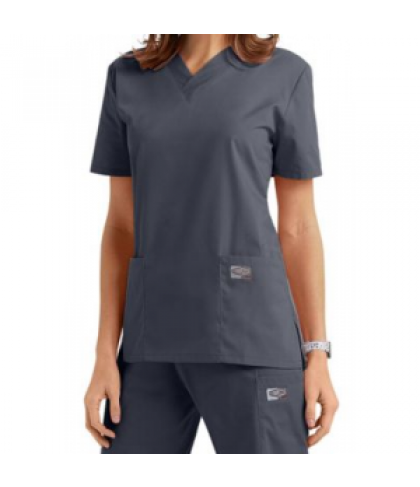 ScrubZone classic v-neck scrub top - Steel - XXS