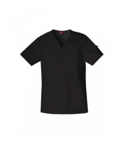 Dickies Gen Flex Youtility mens v-neck top - Black - L