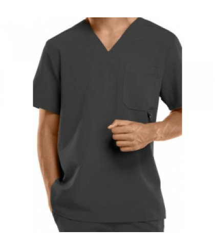Dickies Xtreme Stretch mens v-neck top - Pewter - M