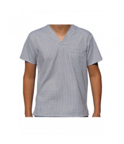 Dickies Chef v-neck cook shirt - Houndstooth - S