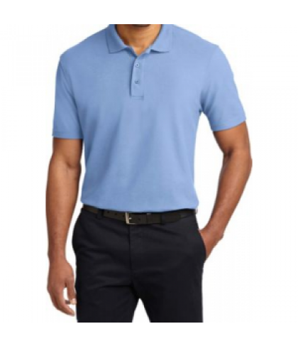 Port Authority stain resistant polo tee - Light Blue - L