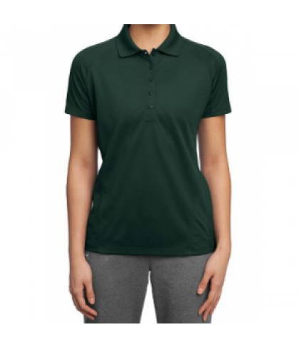 Ladies dri mesh polo - Dark Green - L