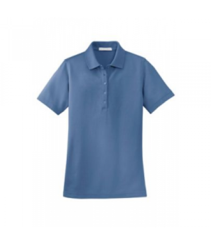 Ladies EZ cotton pique polo - Moonlight Blue - M