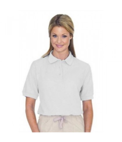 White Swan ladies polo - White - XS