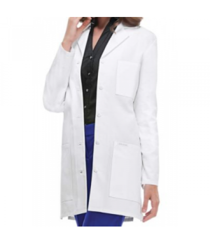 Cherokee 32 inch 5 button lab coat with Certainty Plus - White - M