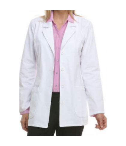 Dickies Professional Whites with Certainty Plus women's fashion lab coat - White - M