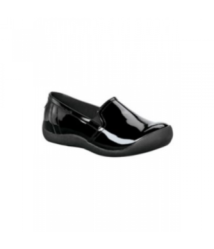 Landau Remedy womens slip-on shoe - Black patent - 5