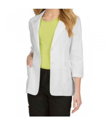 Med Couture womens 28 inch lab coat - White - M