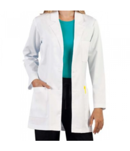 Med Couture womens 33 inch lab coat - White - XL