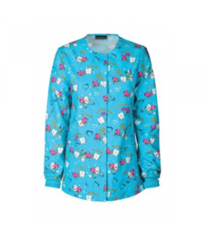 Cherokee Forbidden Love print scrub jacket - Forbidden Love - M