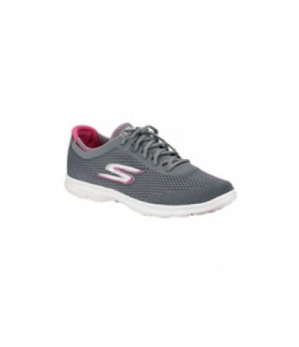 Skechers Go Step Sport athletic shoe - Charcoal/Hot Pink - 6