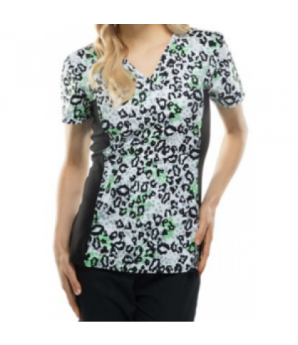 Cherokee Flexibles Go Fur It print top - Go Fur It - 2X